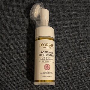 BRAND NEW/SEALED DOR Rose and Rice Water Foaming Mousse Facial Cleanser